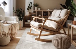 Tappeto morbido a pelo lungo - tinta unita bianco nordico - tappeto Boho Scandi - soggiorno, rotondo - Ø160 cm (rotondo)