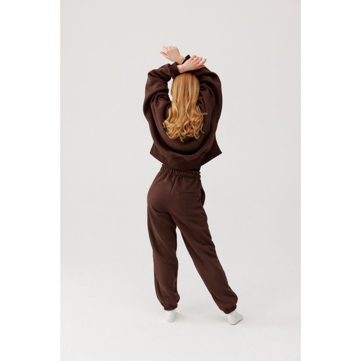 RUBI sweatpants - cotton - chocolate brown