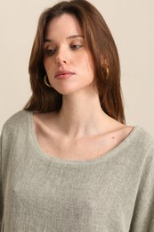 Blusa in lino RIF. 4649