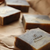 Natural soap "Coffee Scrub" with coconut milk, vegan, palm oil -free