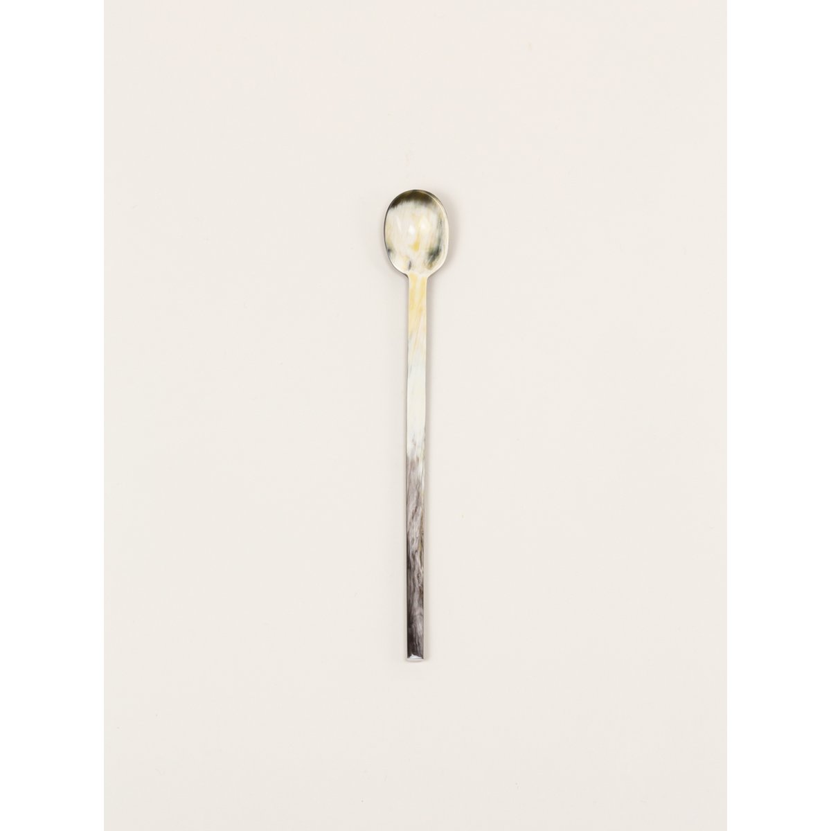 Baguette marbled black horn jam spoon