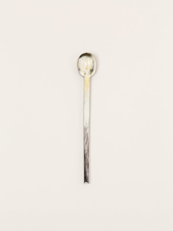 Baguette marbled black horn jam spoon