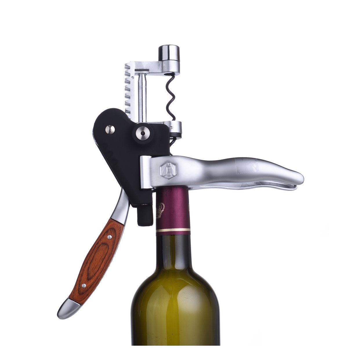 LAGUIOLE TIRE CORKSCREW PACKAGE WOOD HANDLE
