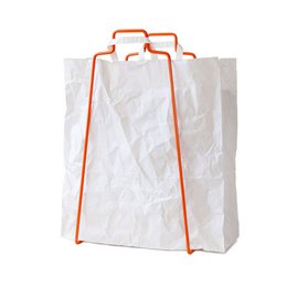 HELSINKI paper bag holder orange