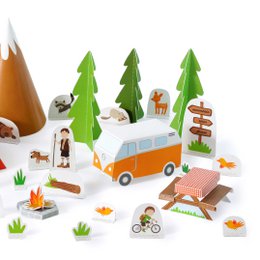 Camping Paper Toy