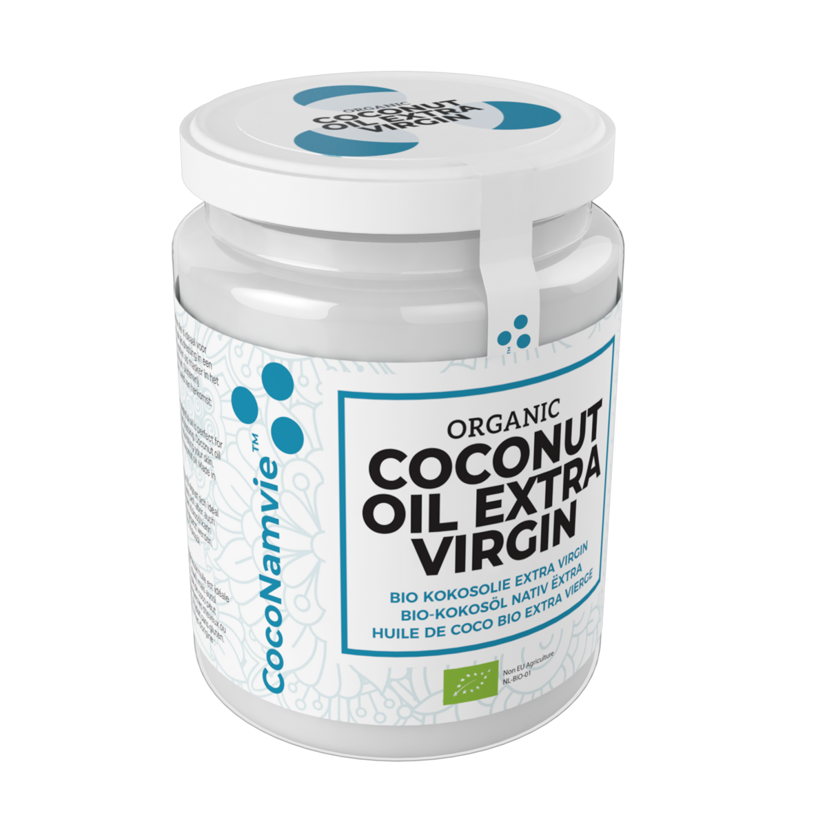 CocoNamvie - 500ml Organic Coconut Oil Extra Virgin - Cold Pressed