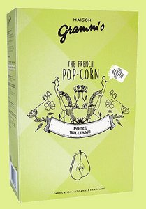 Schachteln gesalzenes Butterkaramell-Popcorn mit Birne (100g)