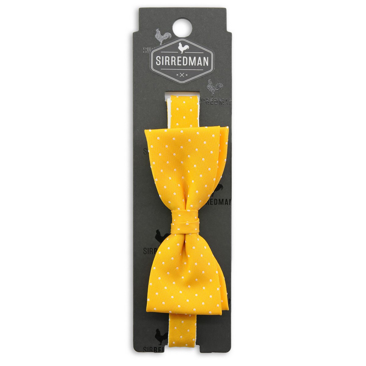 Sir Redman bow tie Micro Dots - yellow