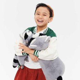 Plush toy, The Softest, Raccoon (38cm and 58cm)