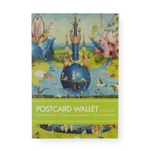 Postkarten-Portemonnaie, Set mit 8 Postkarten, Jheronimus Bosch