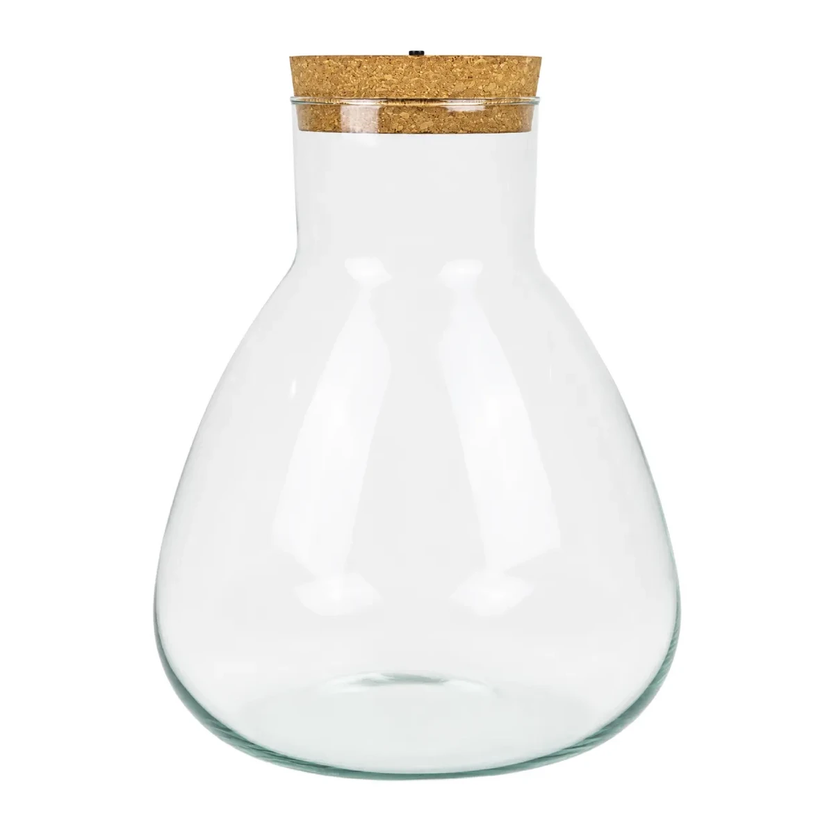 Glass Terrarium with LED Cork W-378F 28.5 cm