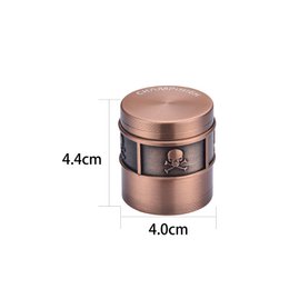 Présentoir 12 moulins à épices motif crâne - Arc en ciel, Rose Gold, Argenté et Or