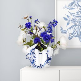 Hendrik' Foldevase / Sløjfevase 'Delft Blue NO2'