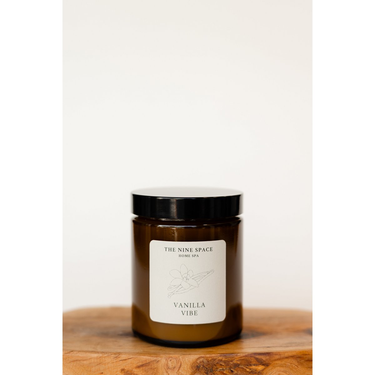 VANILLA Vibe candle - brown glass