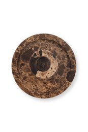 Candle Holder Marble Brown 10.2x7.9cm