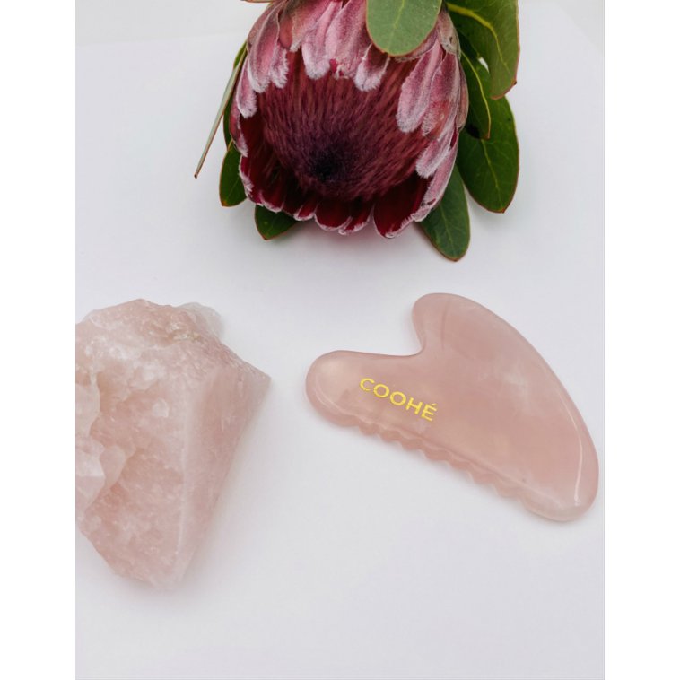 Gua Sha / Cuarzo Rosa