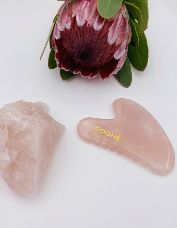 Gua Sha / Cuarzo Rosa