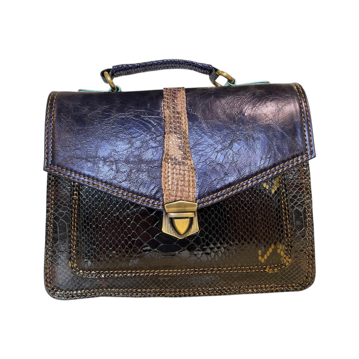 Fair Trade and Sustainable Leather Bag 68