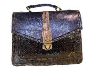 Fair Trade and Sustainable Leather Bag 68