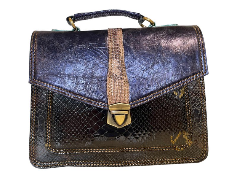 Fair Trade and Sustainable Leather Bag 68