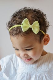 Nylon hårbånd almindelig mini satin