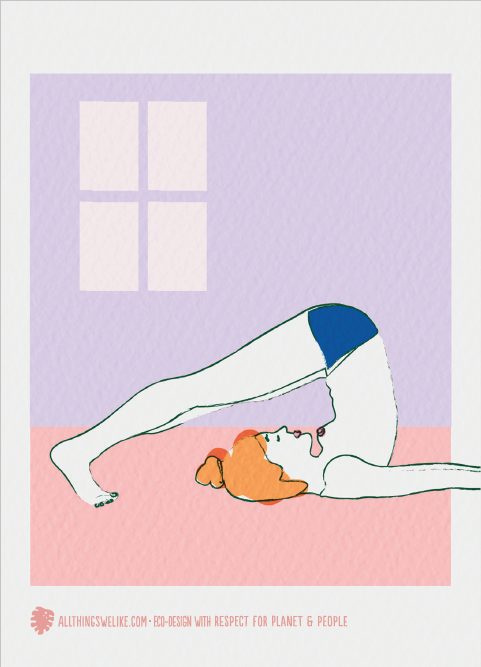 Naked Yoga - Plow pose