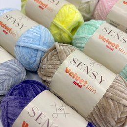 Collezione Velvet Slim Mini, filato Amigurumi (8 matassine)