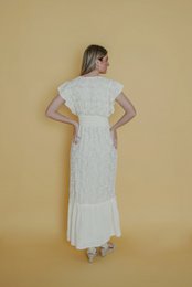 WHITE GRETA DRESS