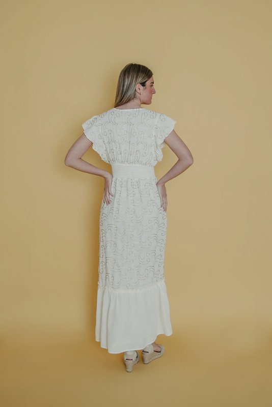 WHITE GRETA DRESS