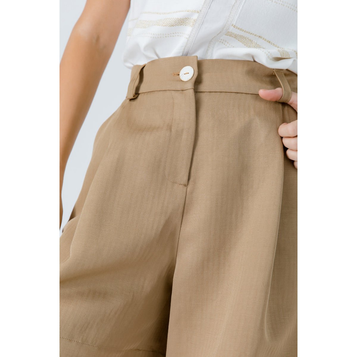 Pantalones cortos jacquard