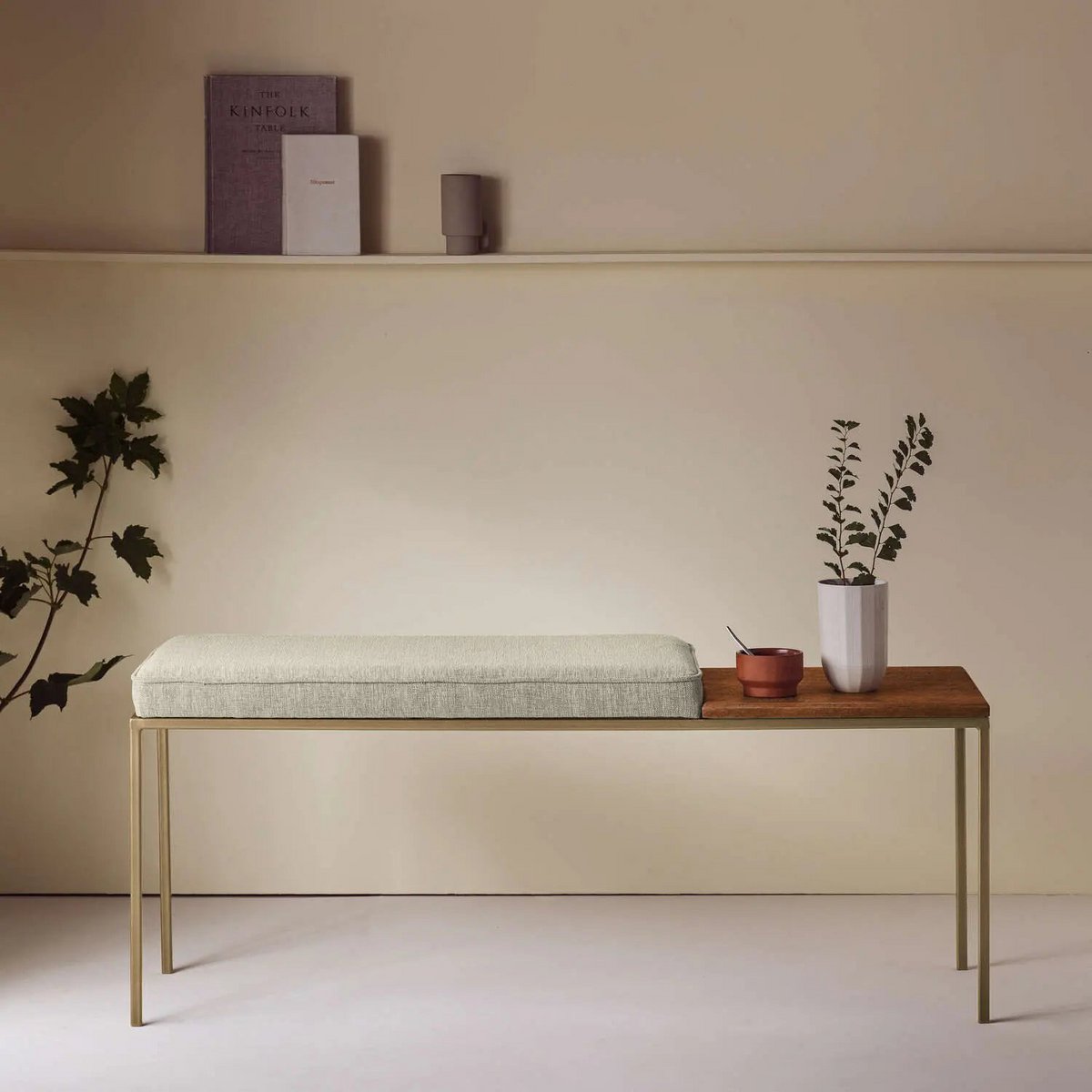 Alabaster Gold Buchenholz, Nussbaum Beizung