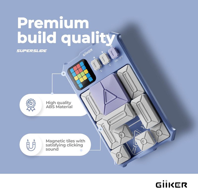 GiiKER Super Slide Puslespil, LAVENDEL