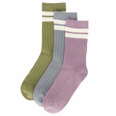 iN ControL 3pack de chaussettes RIB à rayures