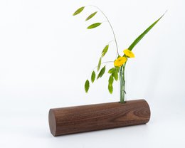 Vase Violet Valnød