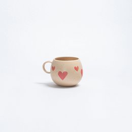 Cozy Hearts Stoneware Ball Mug 500ml Limited Edition