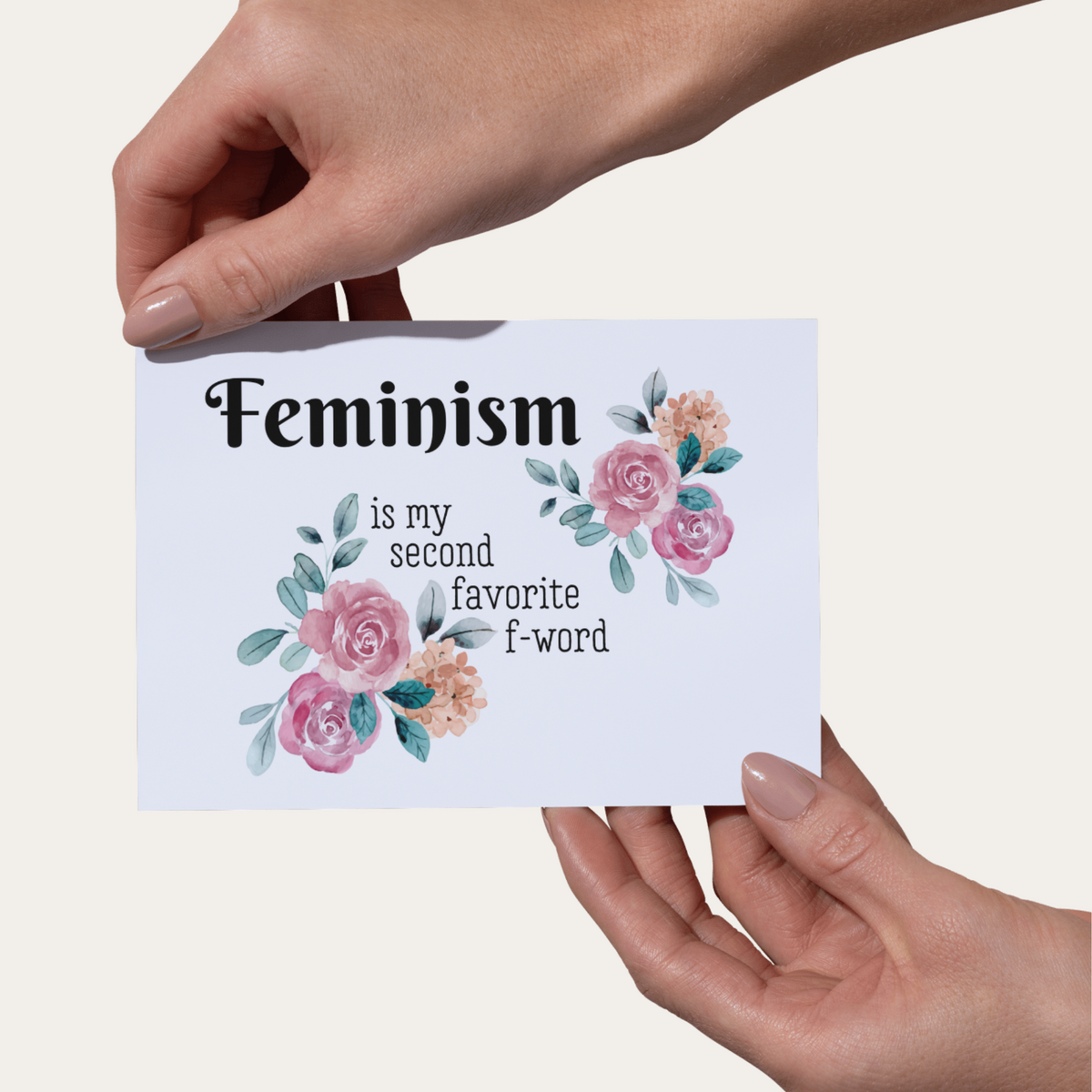 Postkarte | Il femminismo è la mia seconda parola F preferita