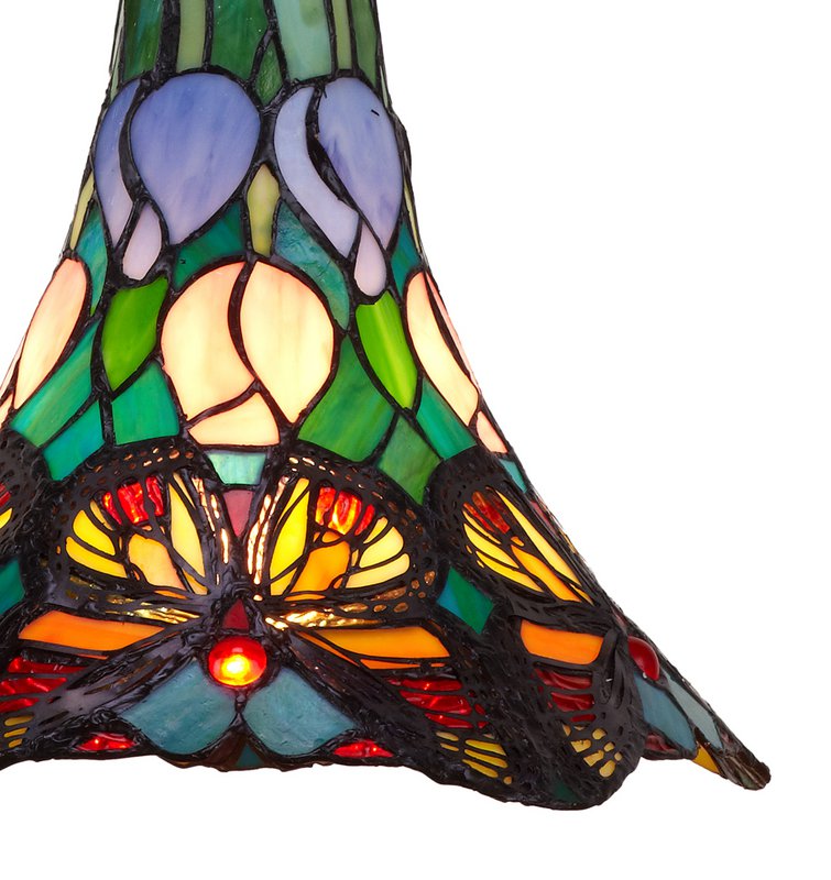 Lampa stołowa Tiffany średnica 35cm Seria Butterfly LG207260