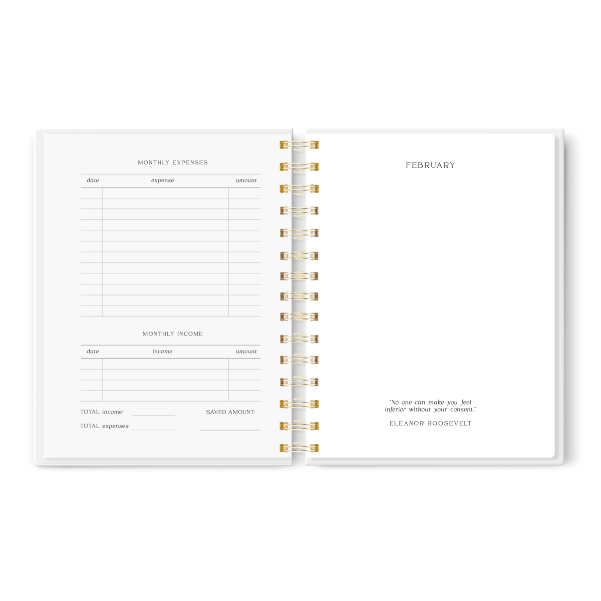 Spiral A5 Planner 2026 Bold Balance