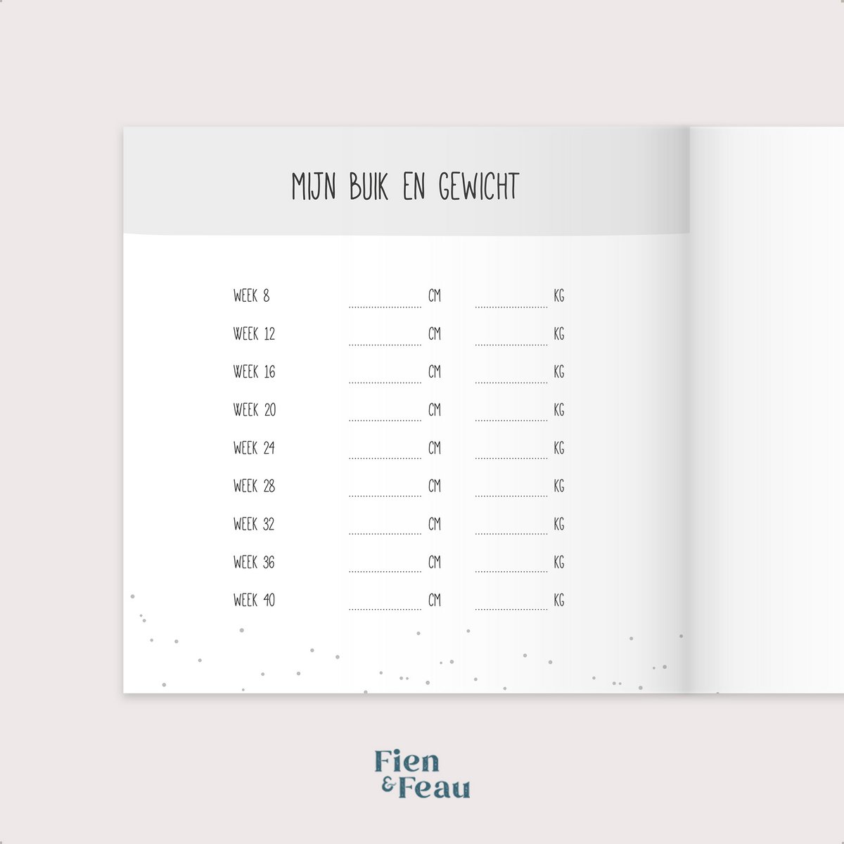 Negen maanden boek | roestbruin | heelal