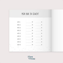 Negen maanden boek | roestbruin | heelal