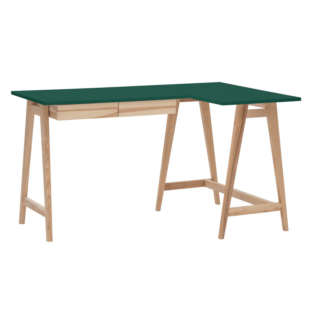 LUKA L-Shaped Desk Left/Right Handed 135x85cm