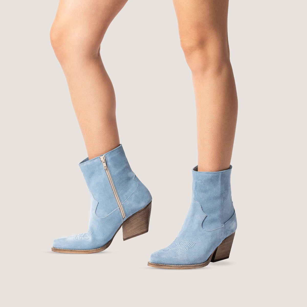Janice Sky Texan Ankle Boots
