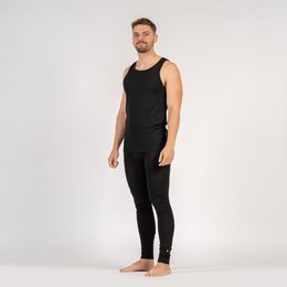 Men's 160 Merino 2-Piece Set Of Sleeveless Top & Bottom Black