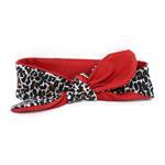 Baby headband KNOTTED Wine red OK 4125