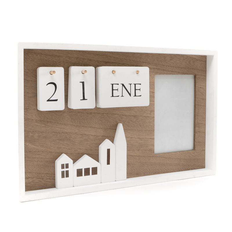 KALENDER-FOTOHALTER 10X10 HOLZ CASAS BLANCAS HH2915126 (8444)