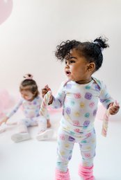 Bæredygtig langærmet babybukser | GOTS certificeret økologisk bomuld