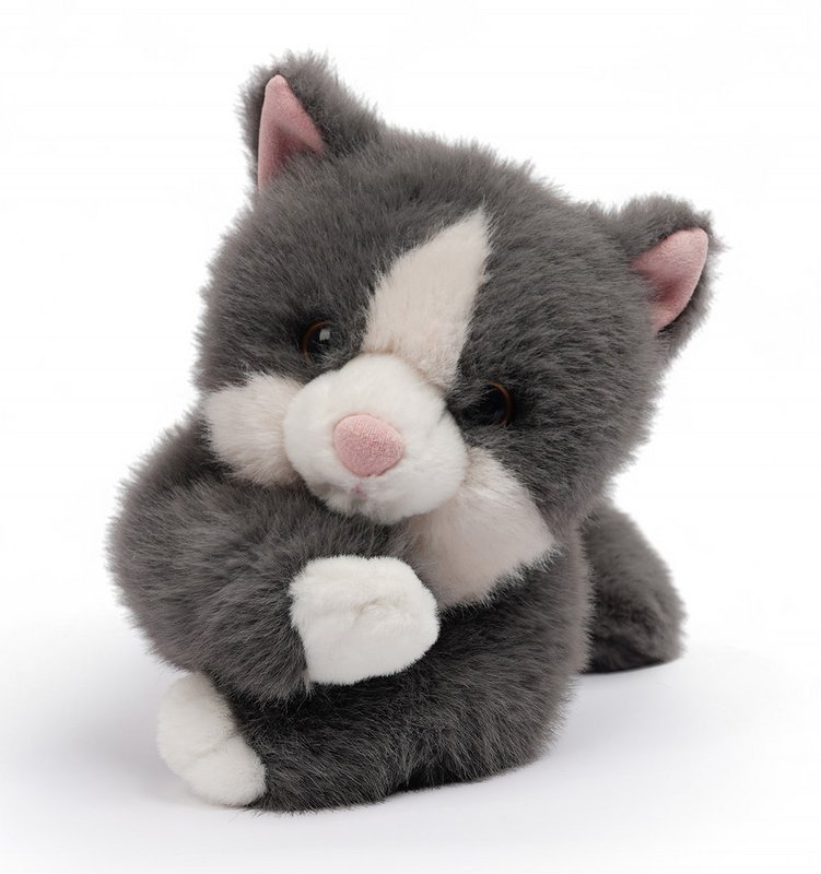 One Love Plush Toy - Cat Scout Gray and White