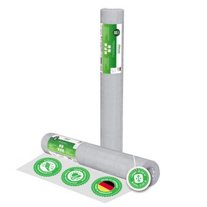 Veluxis® THERMOWALL - Spürbar schneller warm im Raum - Ansatzfrei, Überstreichbar, Energiesparend, Atmungsaktiv, Schallhemmend, Untertapete Weiß