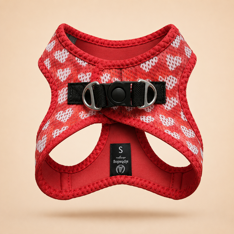Alpha Dog Traspirante Air Mesh Pettorina Collezione Lovers - Set da 5 pezzi