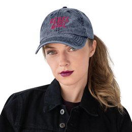 Gorra vintage REBEL GIRL Gorra vintage de sarga de algodón